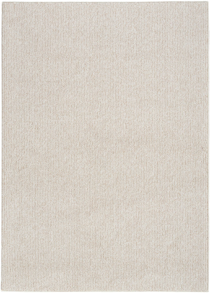 Nourison Home Natural Texture NTX01 Ivory Beige Contemporary Power-loomed Rug