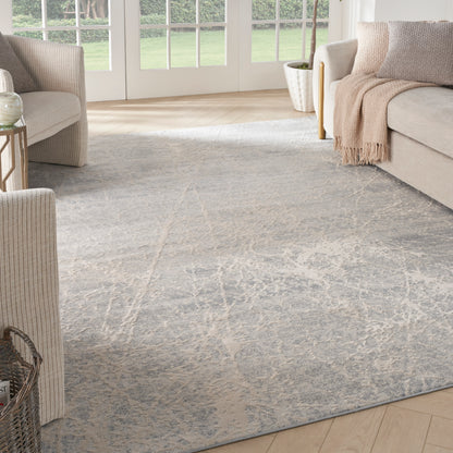 Nourison Home Exhale  Ivory Grey  Contemporary