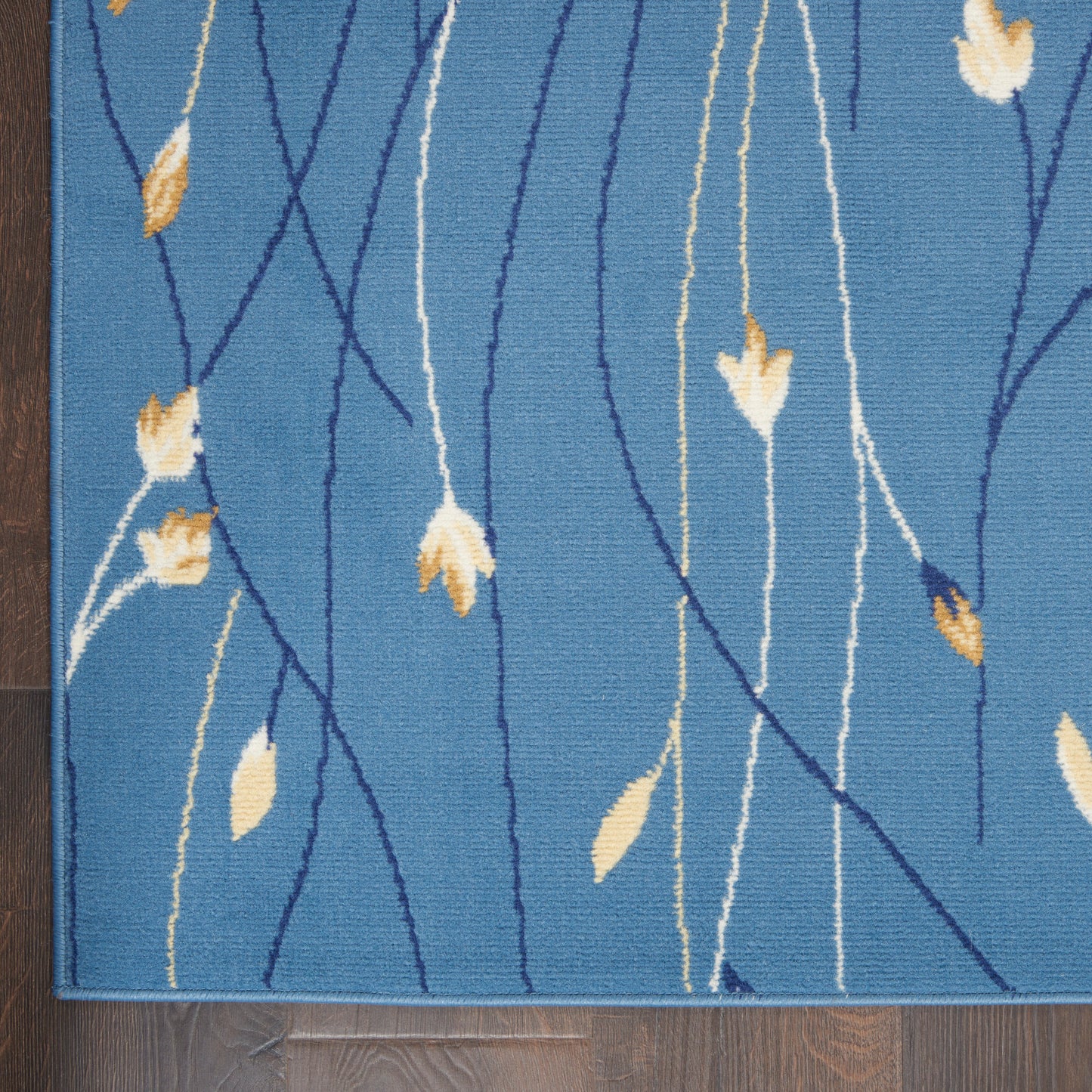 Nourison Home Grafix  Light Blue  Contemporary