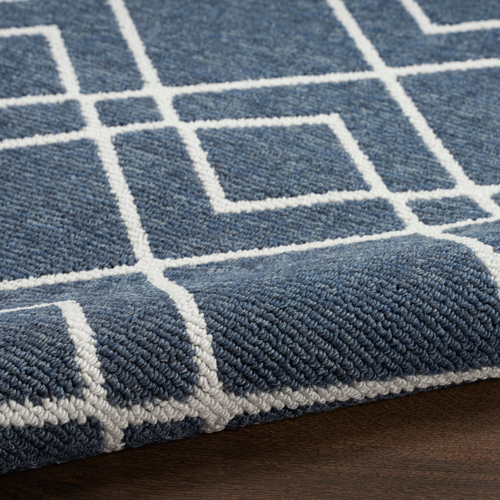 Nourison Home Modern Lines  Denim  Contemporary