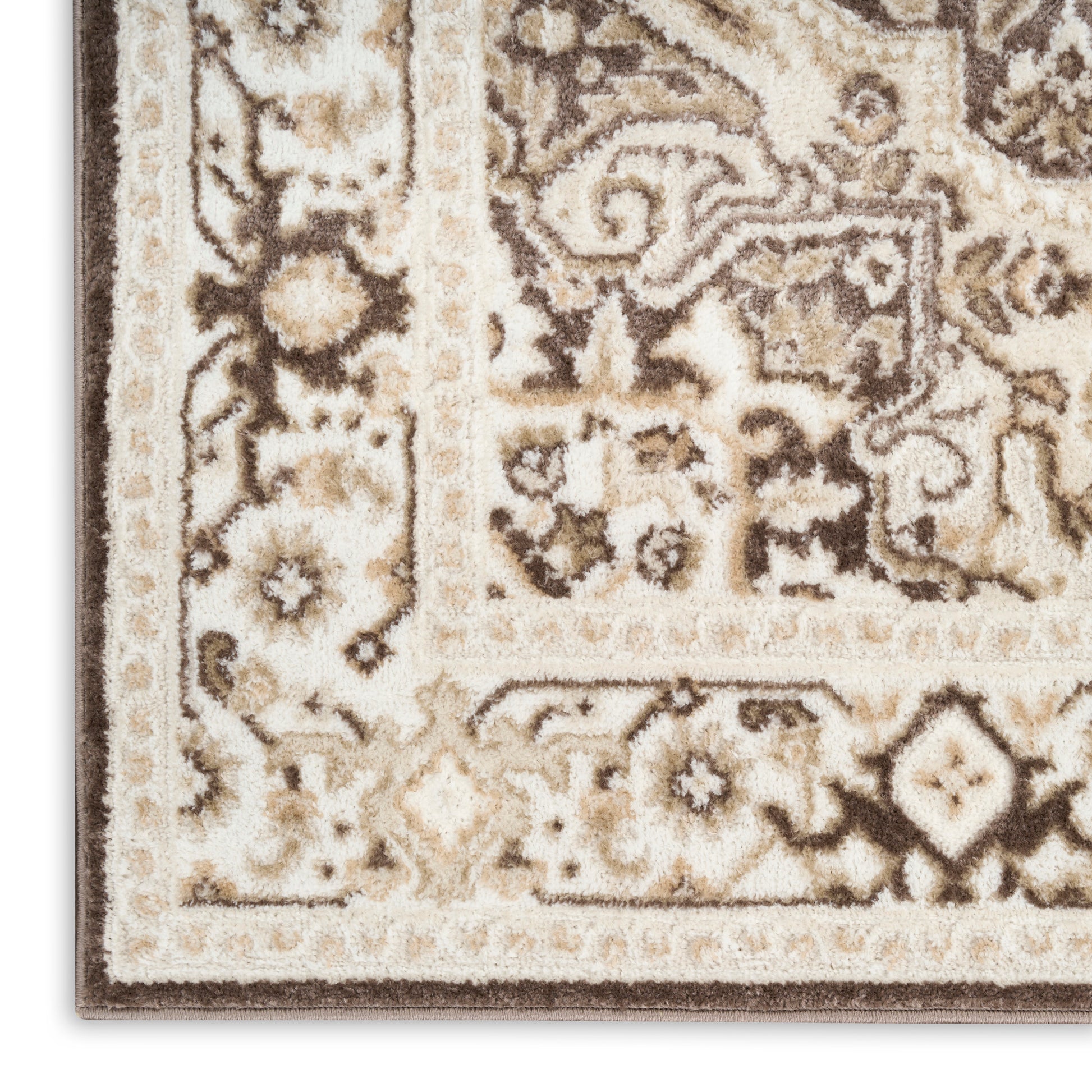 Nourison Home Dekor  Brown Ivory  Traditional