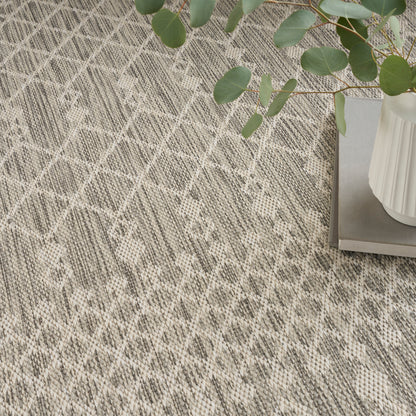 Nourison Home Positano  Light Grey  Contemporary