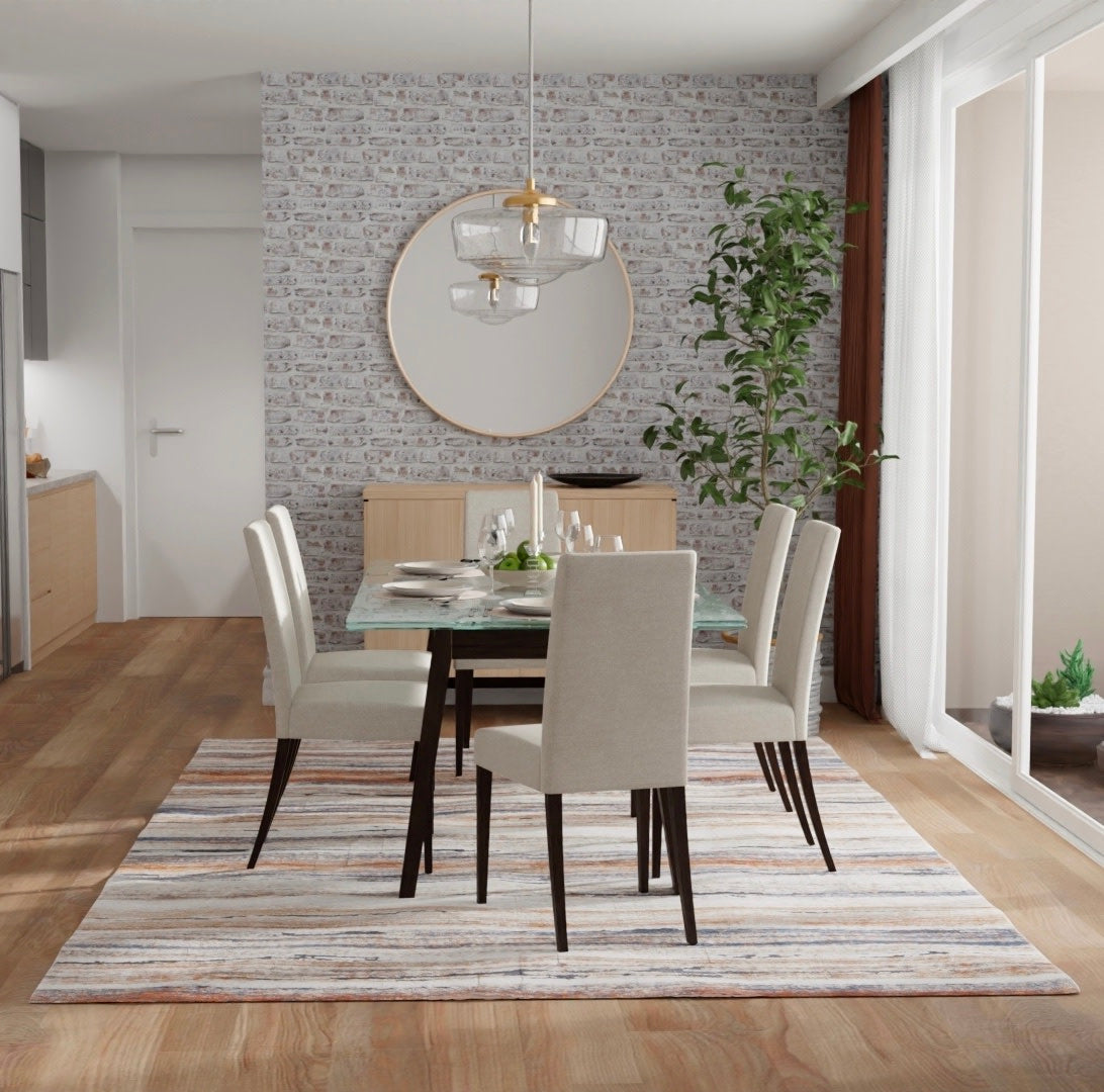 Feizy Gilmore  Ivory Multi Modern/Global