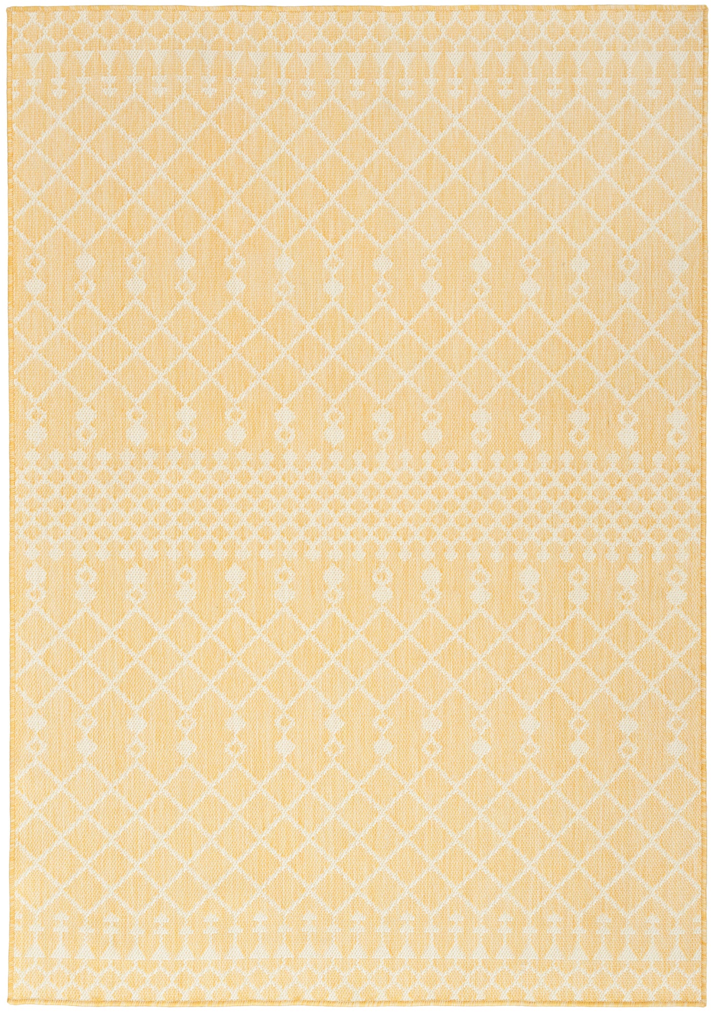 Nourison Home Positano POS02 Yellow Contemporary Power-loomed Rug
