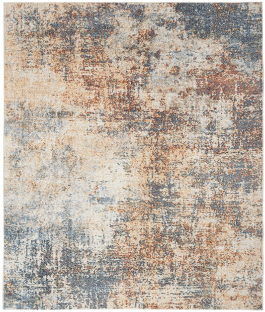 Nourison Home Astra Machine Washable  Multicolor  Contemporary