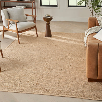 Nourison Home Natural Jute  Bleached  Contemporary