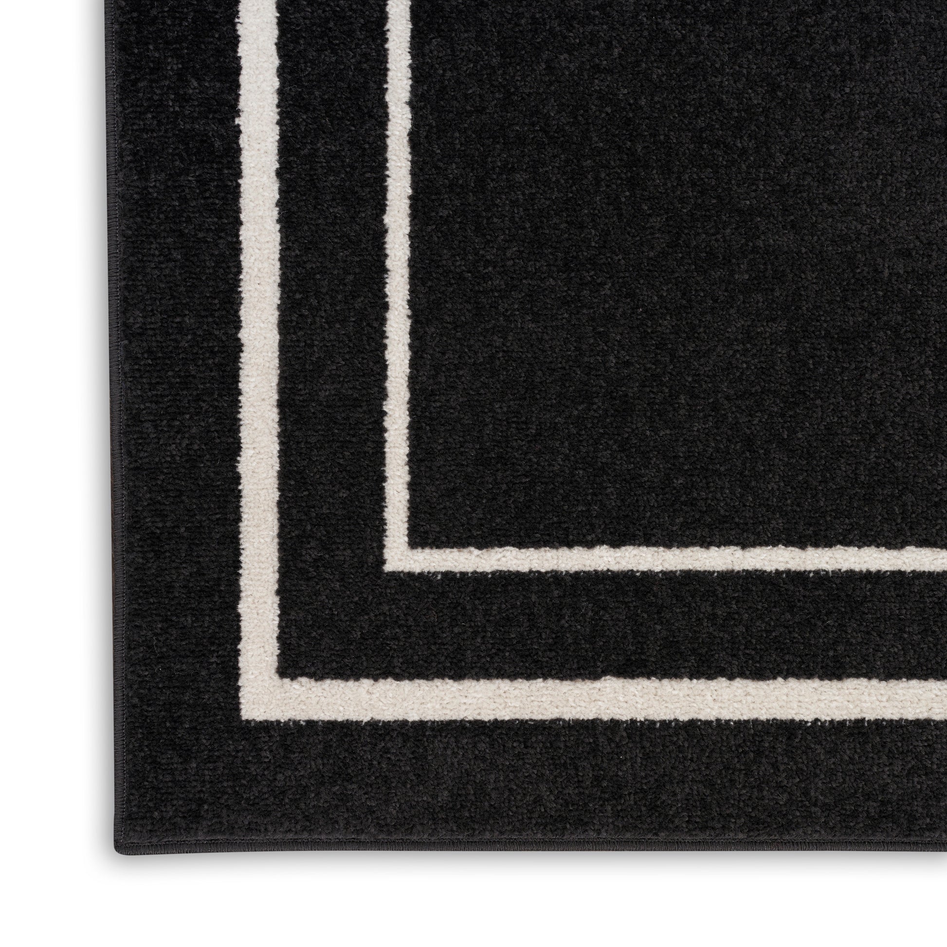 Nourison Home Nourison Essentials  Black Ivory  Contemporary