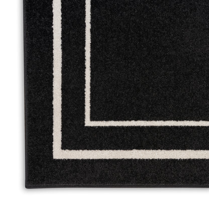 Nourison Home Nourison Essentials  Black Ivory  Contemporary