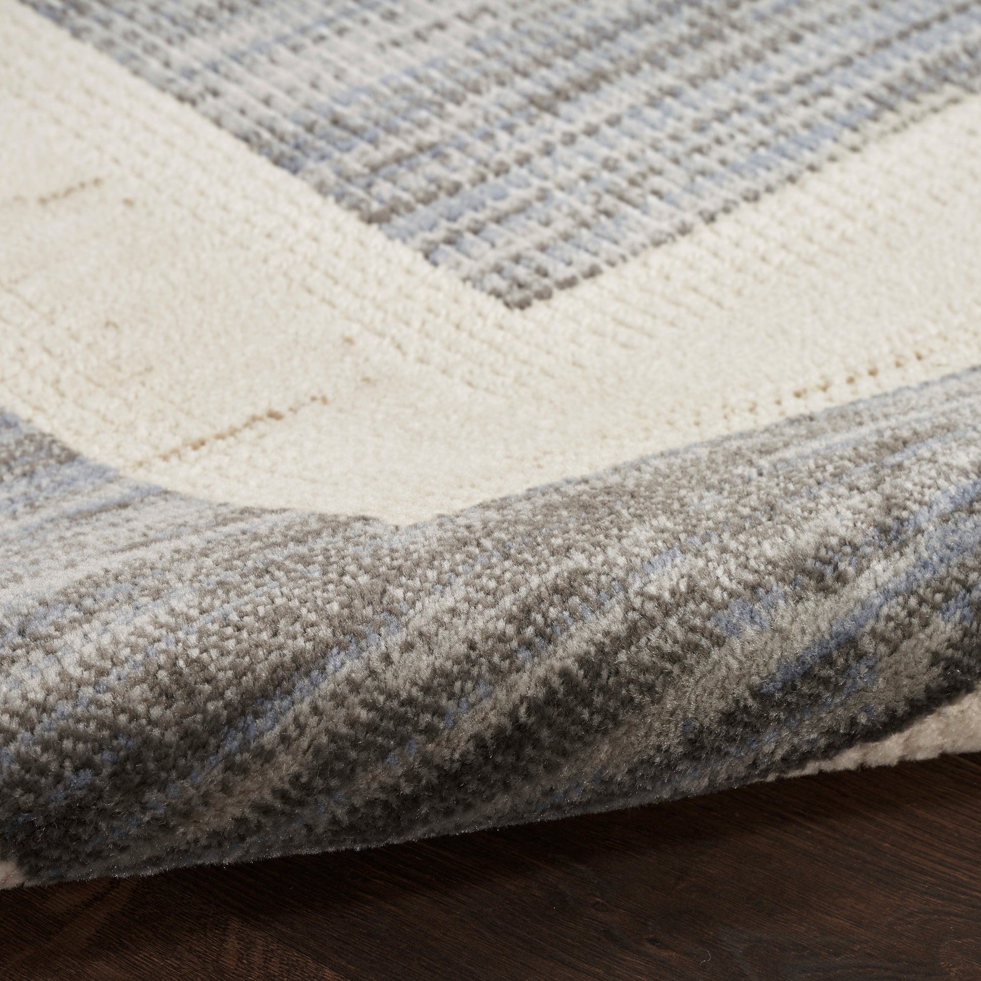 Nourison Home Serenity Home  Grey Ivory  Contemporary