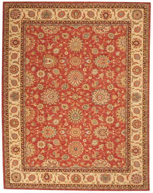 Nourison Home Living Treasures  Rust  Traditional