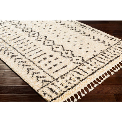 Surya Berber Shag BBE-2311 Charcoal Global Machinemade Rug