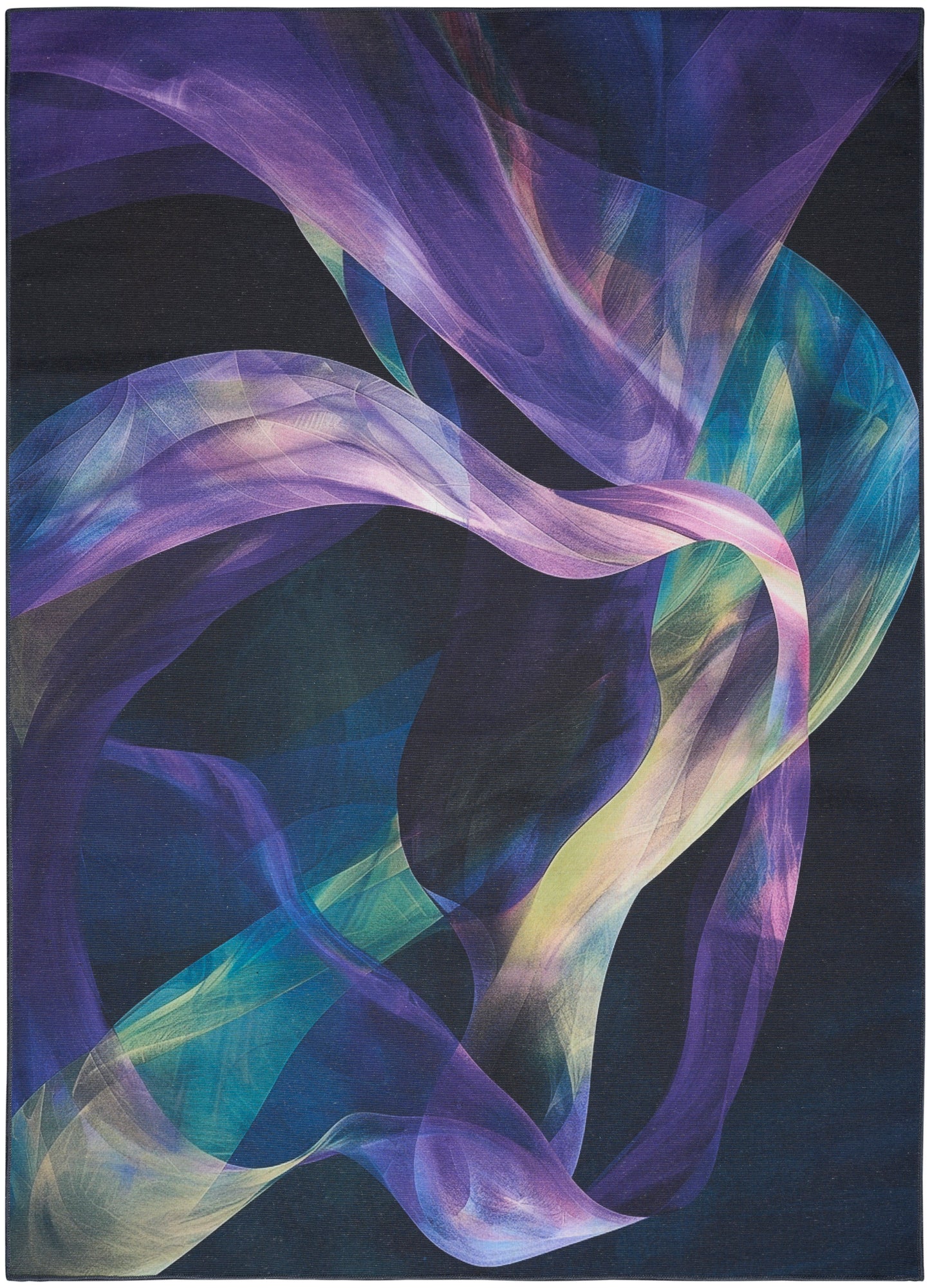 Nourison Home Nourison Washables NWB16 Blue Multicolor Contemporary Power-loomed Rug