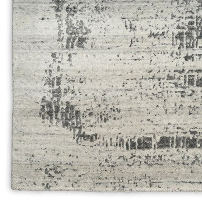 Nourison Home Harmony  Ivory Charcoal  Contemporary