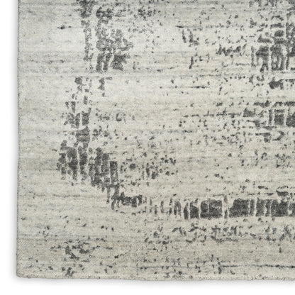 Nourison Home Harmony  Ivory Charcoal  Contemporary