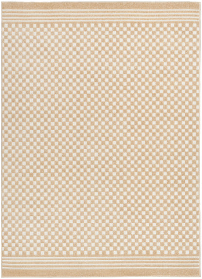 Nourison Home Care Free CAF02 Taupe Contemporary Loom-woven Rug