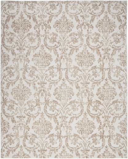Nourison Home Jubilant JUB09 Ivory Beige Transitional Power-loomed Rug