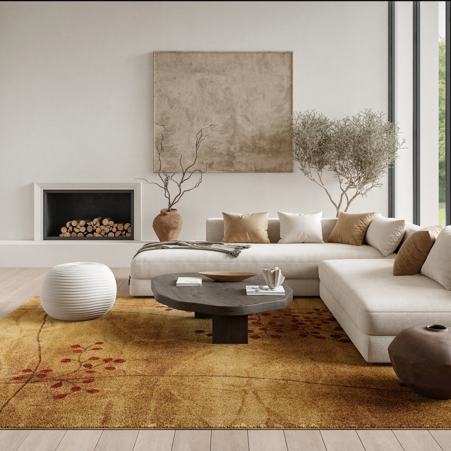 Nourison Home Somerset  Latte  Contemporary