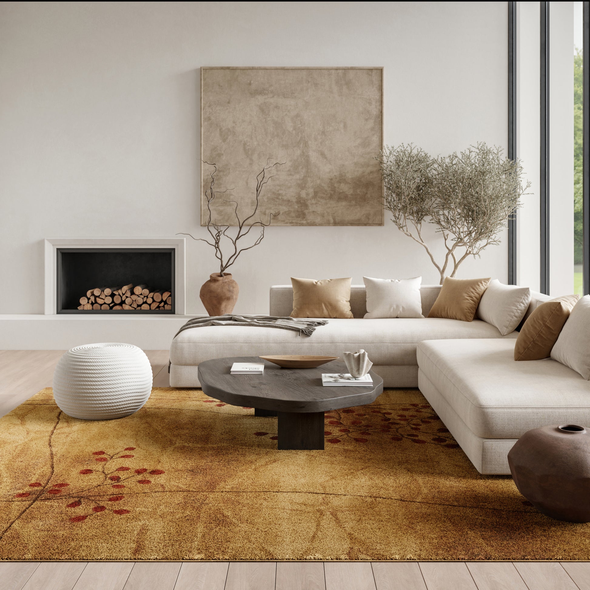 Nourison Home Somerset  Latte  Contemporary