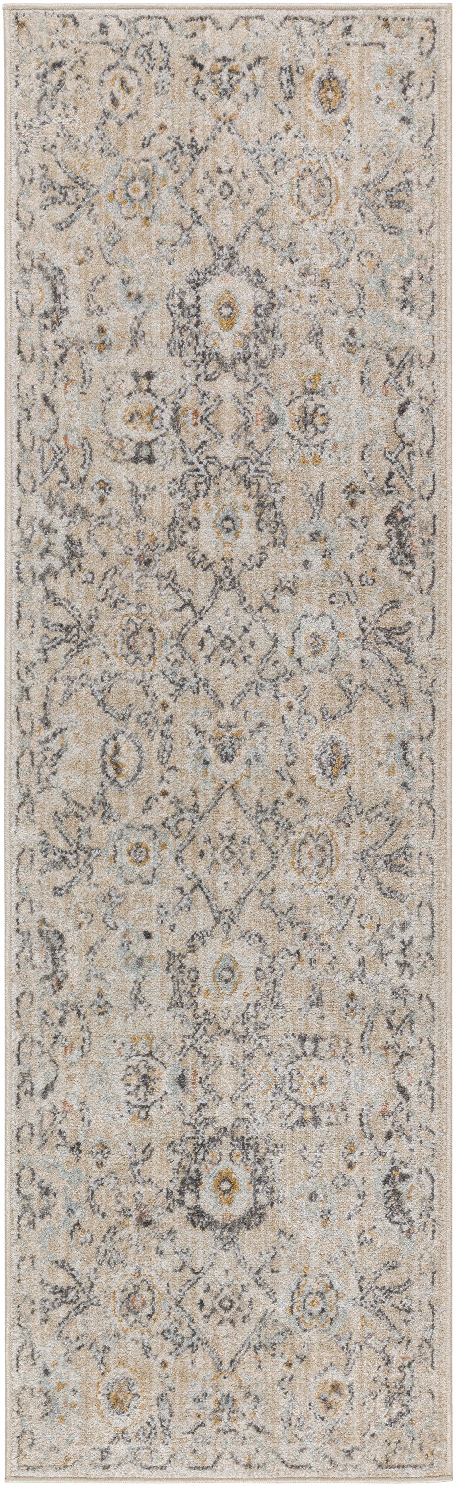 Nourison Home Oushak Home OUS01 Cream Traditional Loom-woven Rug
