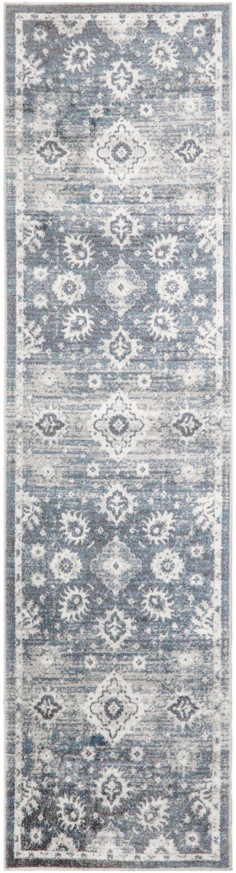 Nourison Home Astra Machine Washable ASW19 Denim Traditional Power-loomed Rug