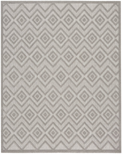 Nourison Home Versatile NRV01 Silver Grey Contemporary Flat Weave Rug