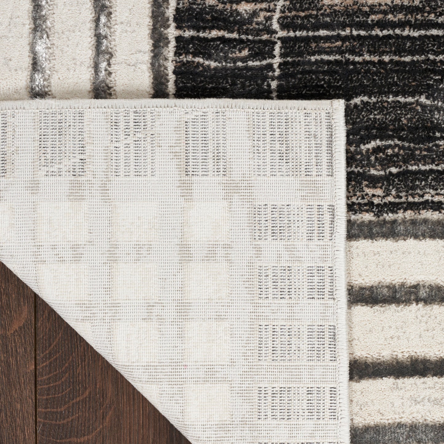 Nourison Home Desire  Charcoal Silver  Contemporary
