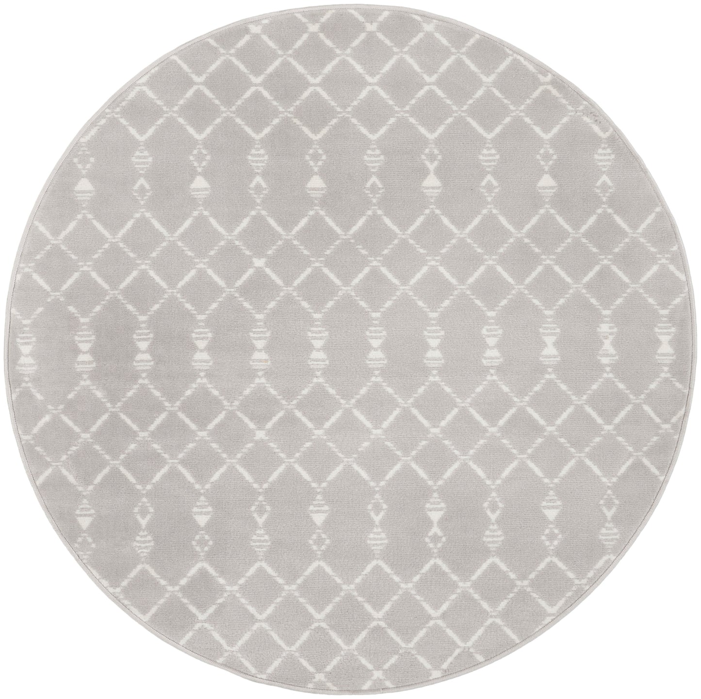 Nourison Home Whimsicle WHS02 Grey Contemporary Power-loomed Rug