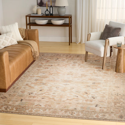 Nourison Home Vintage Washables  Beige  Traditional