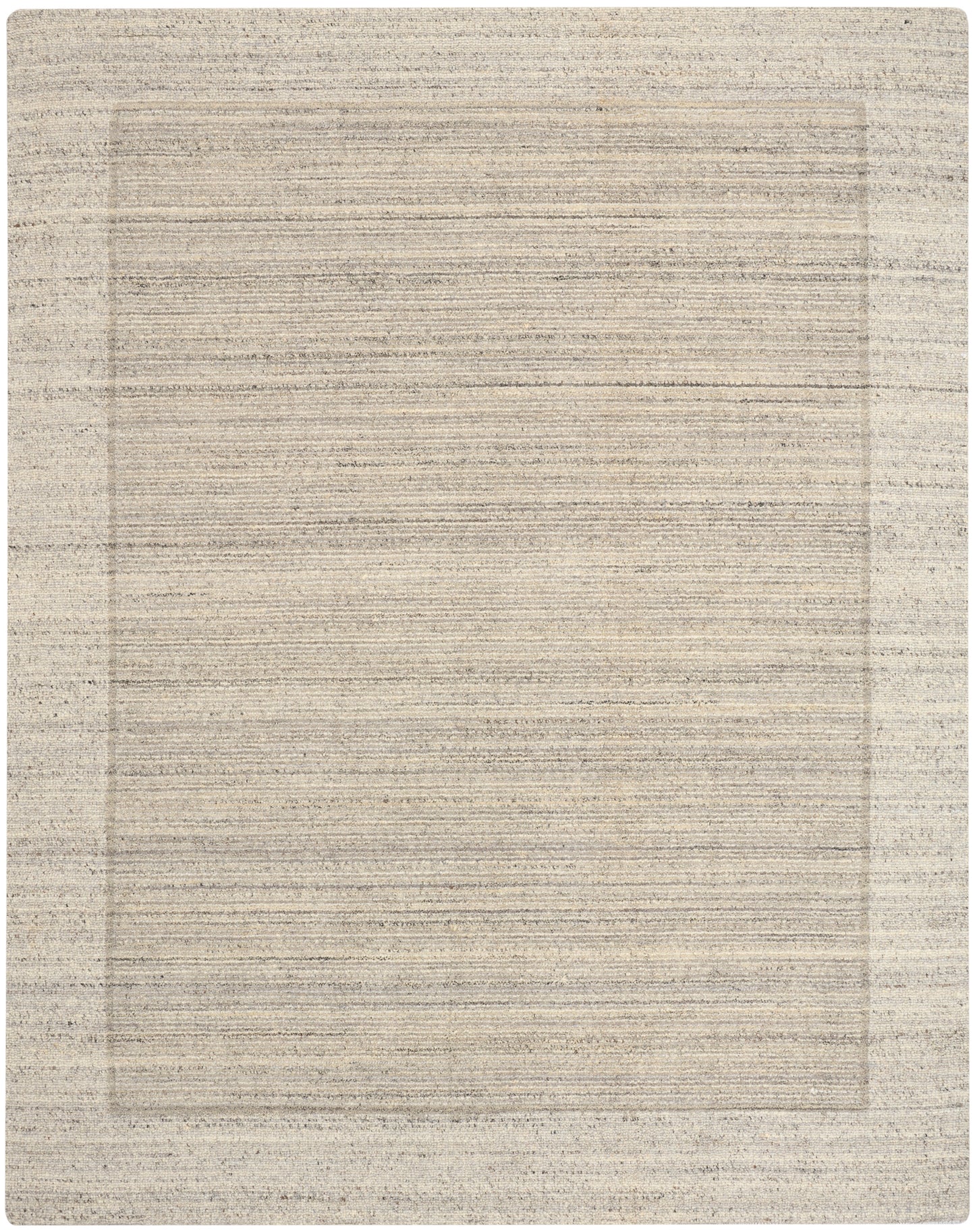 Calvin Klein CK082 Ridge RDG01 Grey Ivory Contemporary Hand Woven Rug