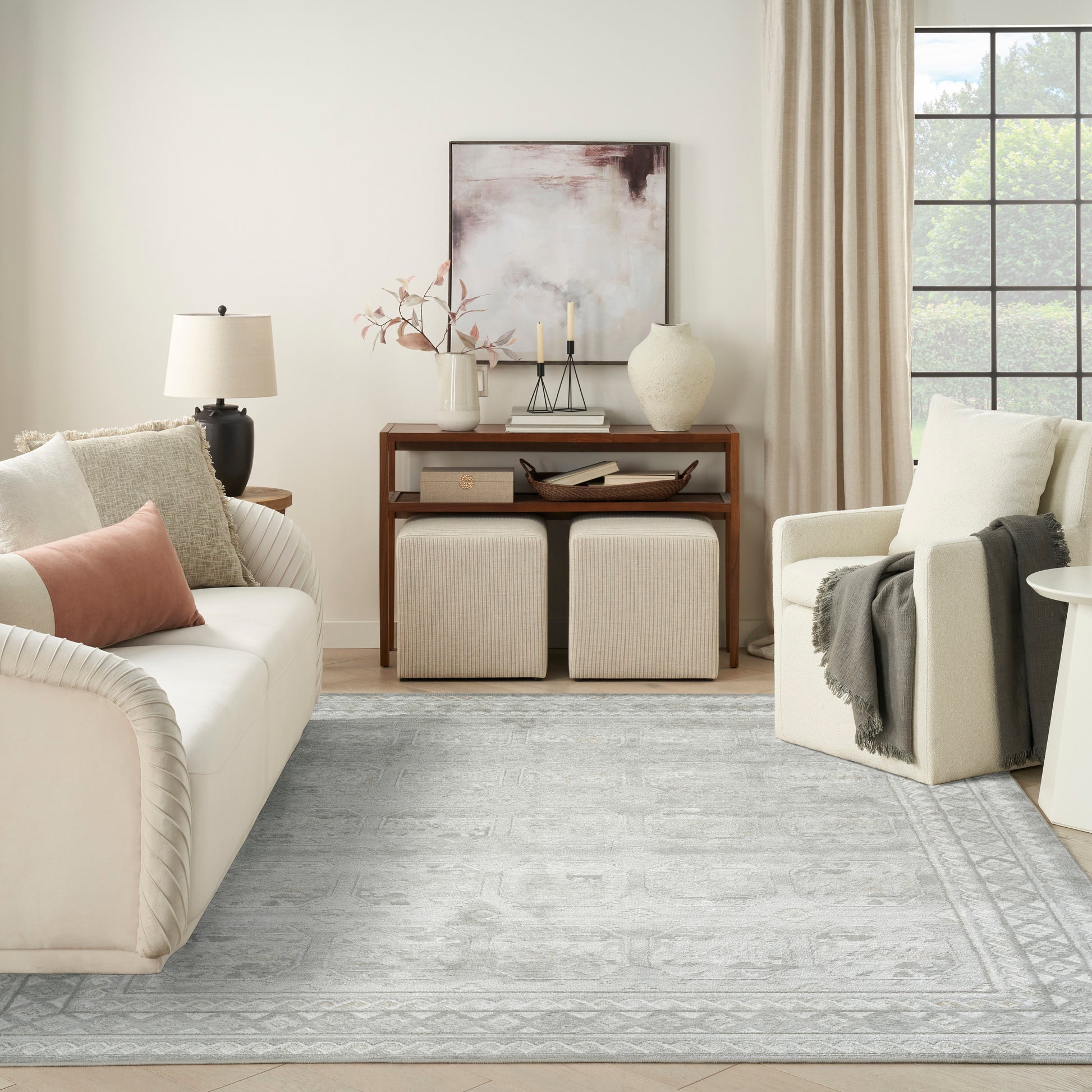 Nourison Home Dekor  Grey  Traditional