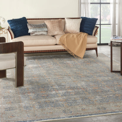 Nourison Home Starry Nights  Light Blue  Traditional