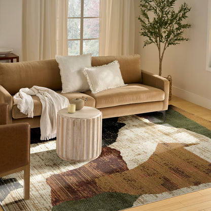 Nourison Home Nordic  Beige Multi  Contemporary