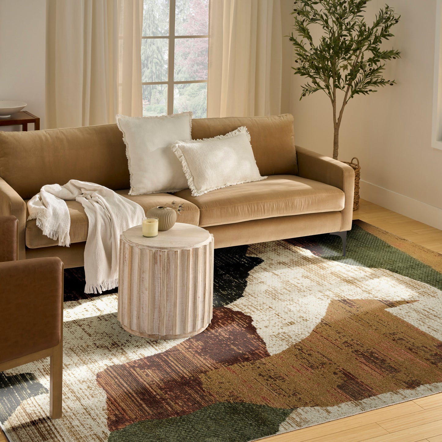 Nourison Home Nordic  Beige Multi  Contemporary