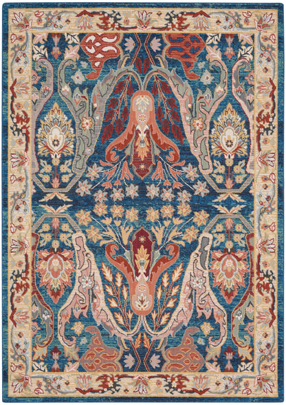 Nourison Home Parisa  Denim Multicolor  Transitional