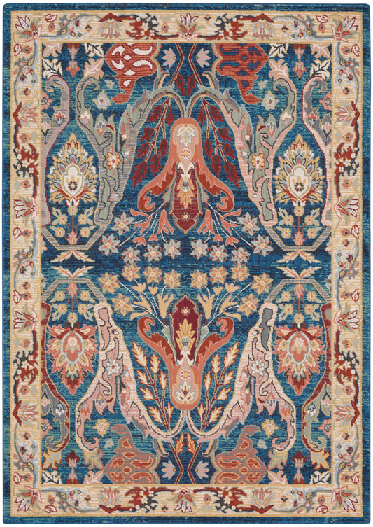 Nourison Home Parisa  Denim Multicolor  Transitional