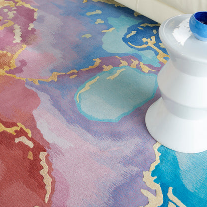 Nourison Home Prismatic  Multicolor  Contemporary