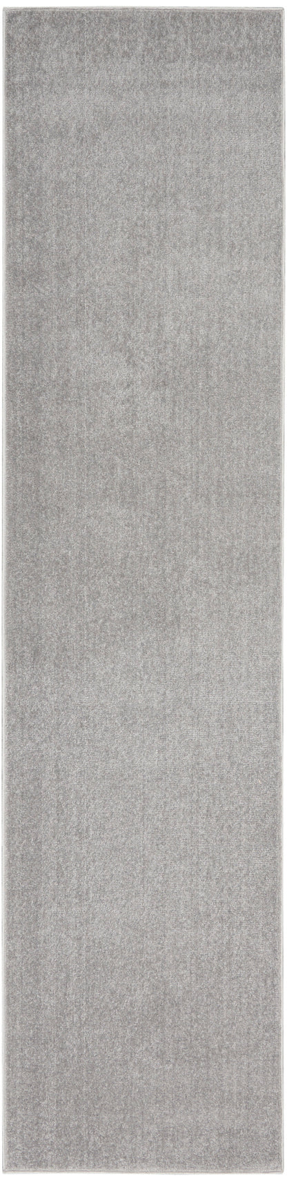 Nourison Home Nourison Essentials NRE01 Silver Grey Contemporary Power-loomed Rug