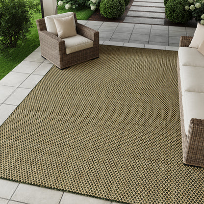 Nourison Home Courtyard  Green  Contemporary