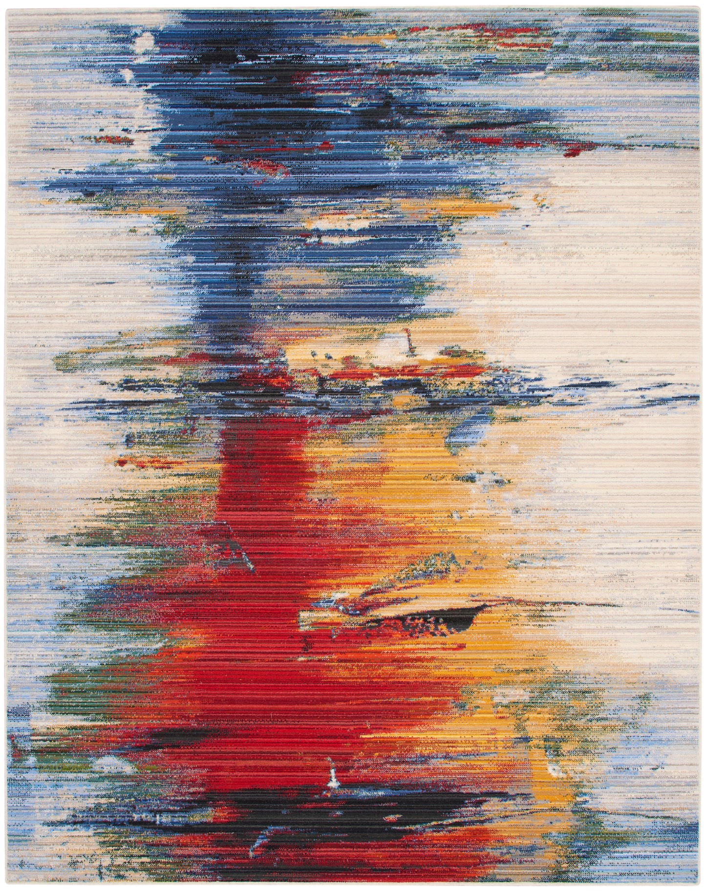 Nourison Home Chroma CRM05 Crimson Tide Contemporary Loom-woven Rug