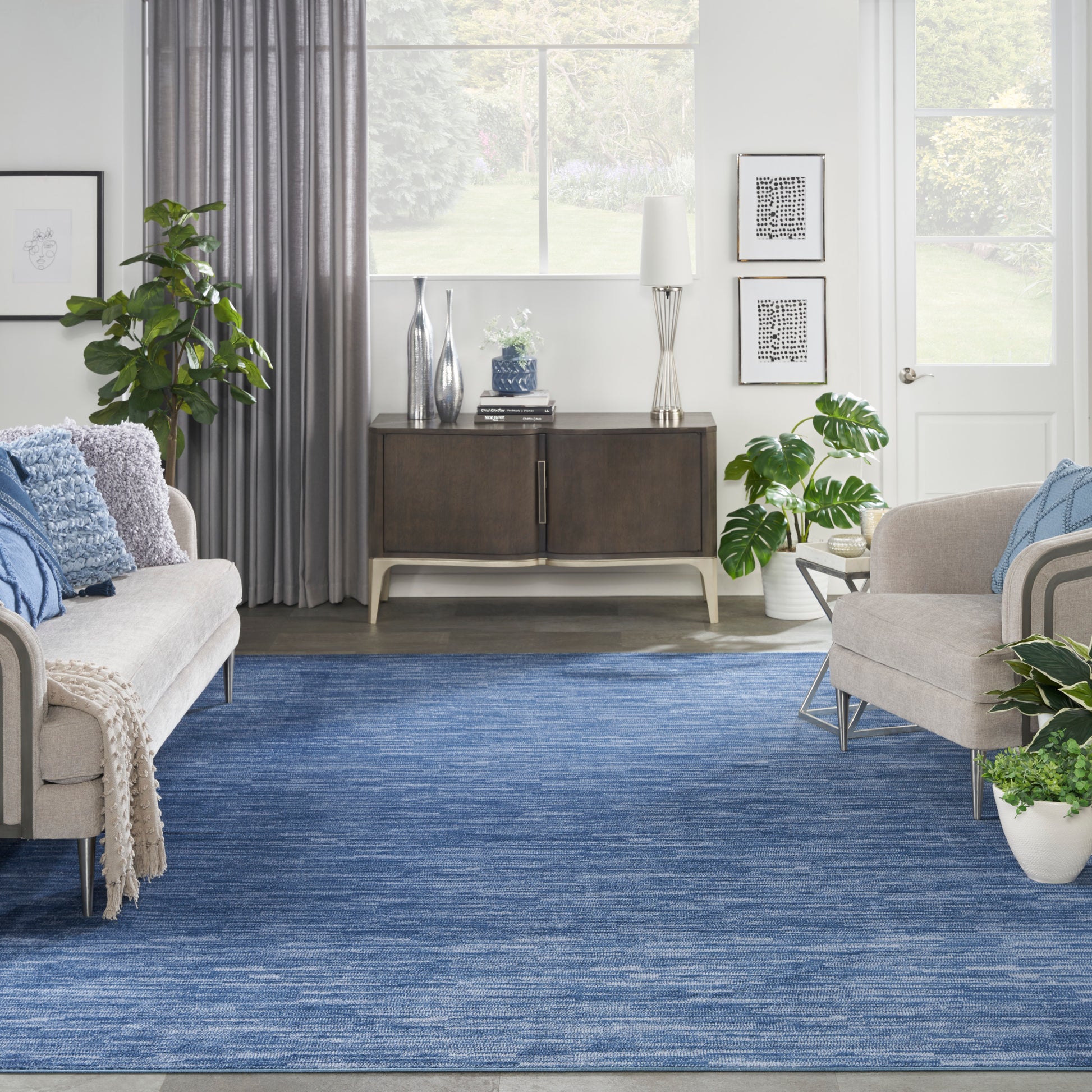 Nourison Home Nourison Essentials  Navy Blue  Contemporary