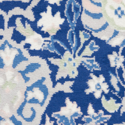 Nourison Home Whimsicle  Navy Multicolor  Traditional