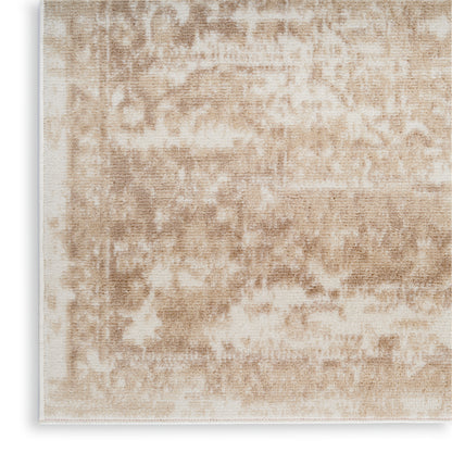 Nourison Home Grafix  Ivory Beige  Transitional