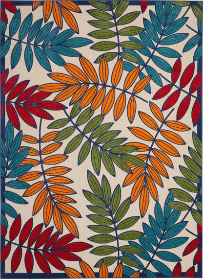 Nourison Home Aloha ALH18 Multicolor Contemporary Power-loomed Rugs