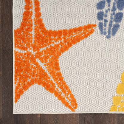 Nourison Home Aloha  Multicolor  Contemporary