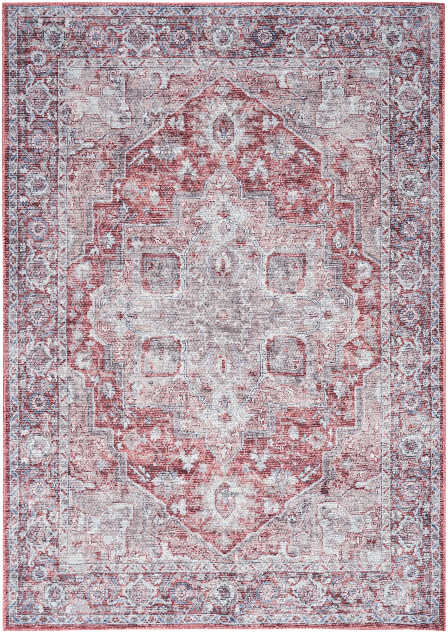 Nourison Home New Concept Washables SR101 Ivory Brick Traditional Machine Woven Rug
