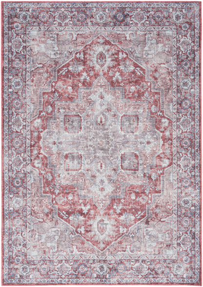 Nourison Home New Concept Washables SR101 Ivory Brick Traditional Machine Woven Rug