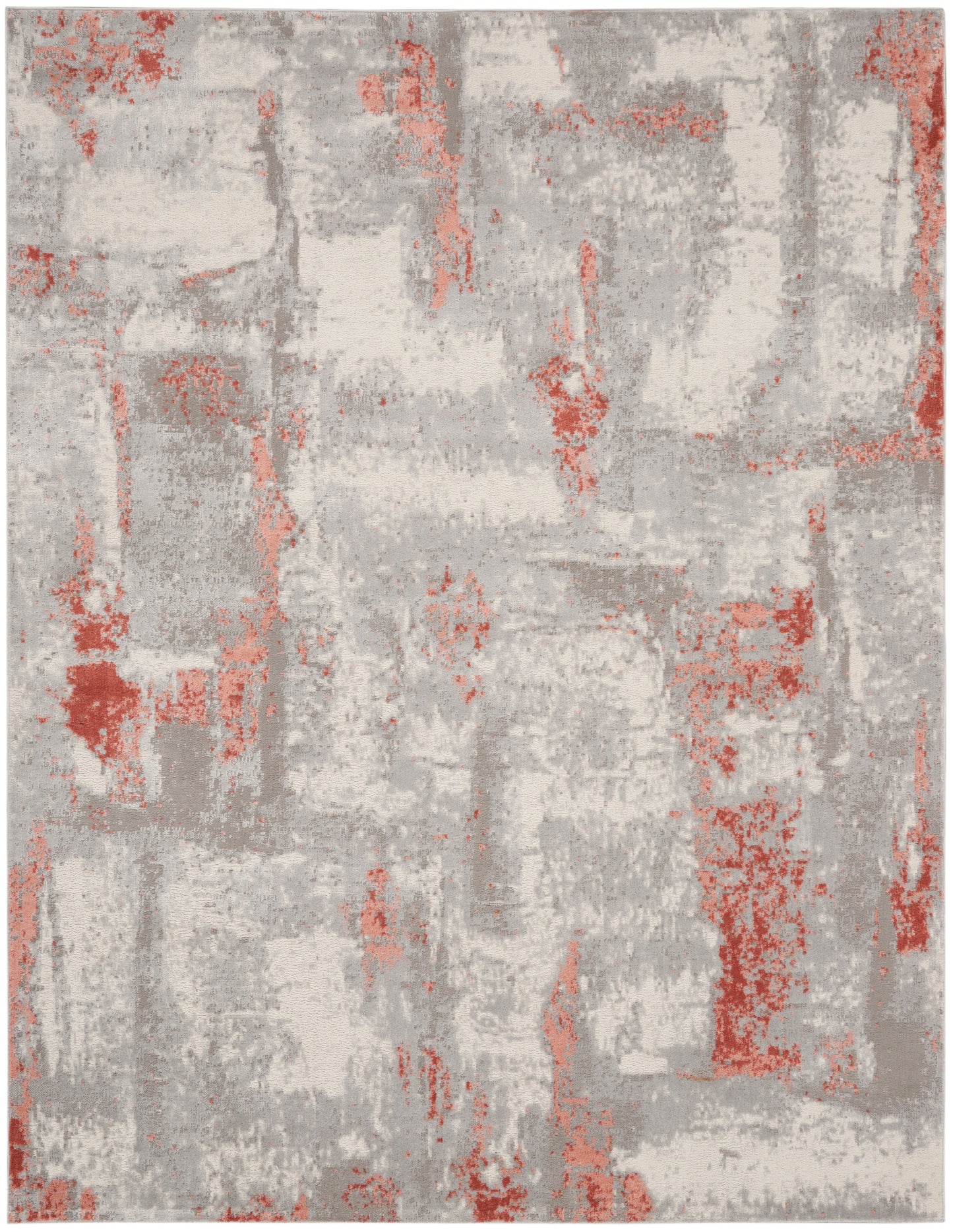 Nourison Home Elation  Grey Brick  Contemporary