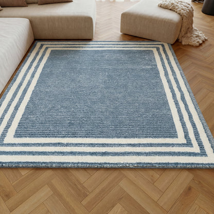 Nourison Home Pacific Shag  Blue Ivory  Contemporary