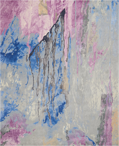 Nourison Home Prismatic PRS11 Grey Multicolor Contemporary Hand Tufted Rug