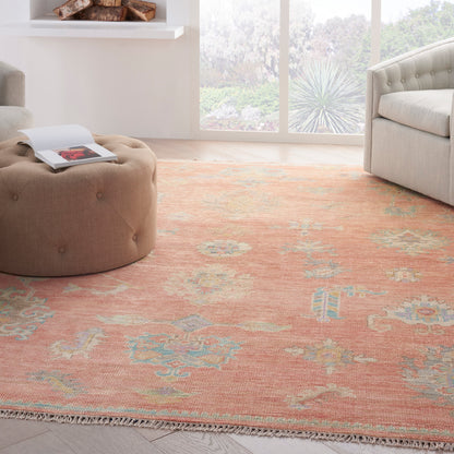 Nourison Home Odessa  Brick Multicolor  Traditional